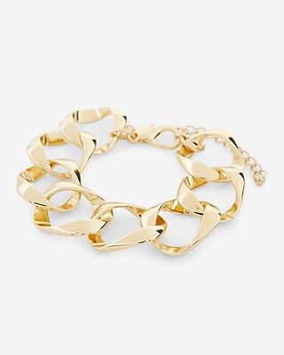 Gold Bold Chain Bracelet | Express