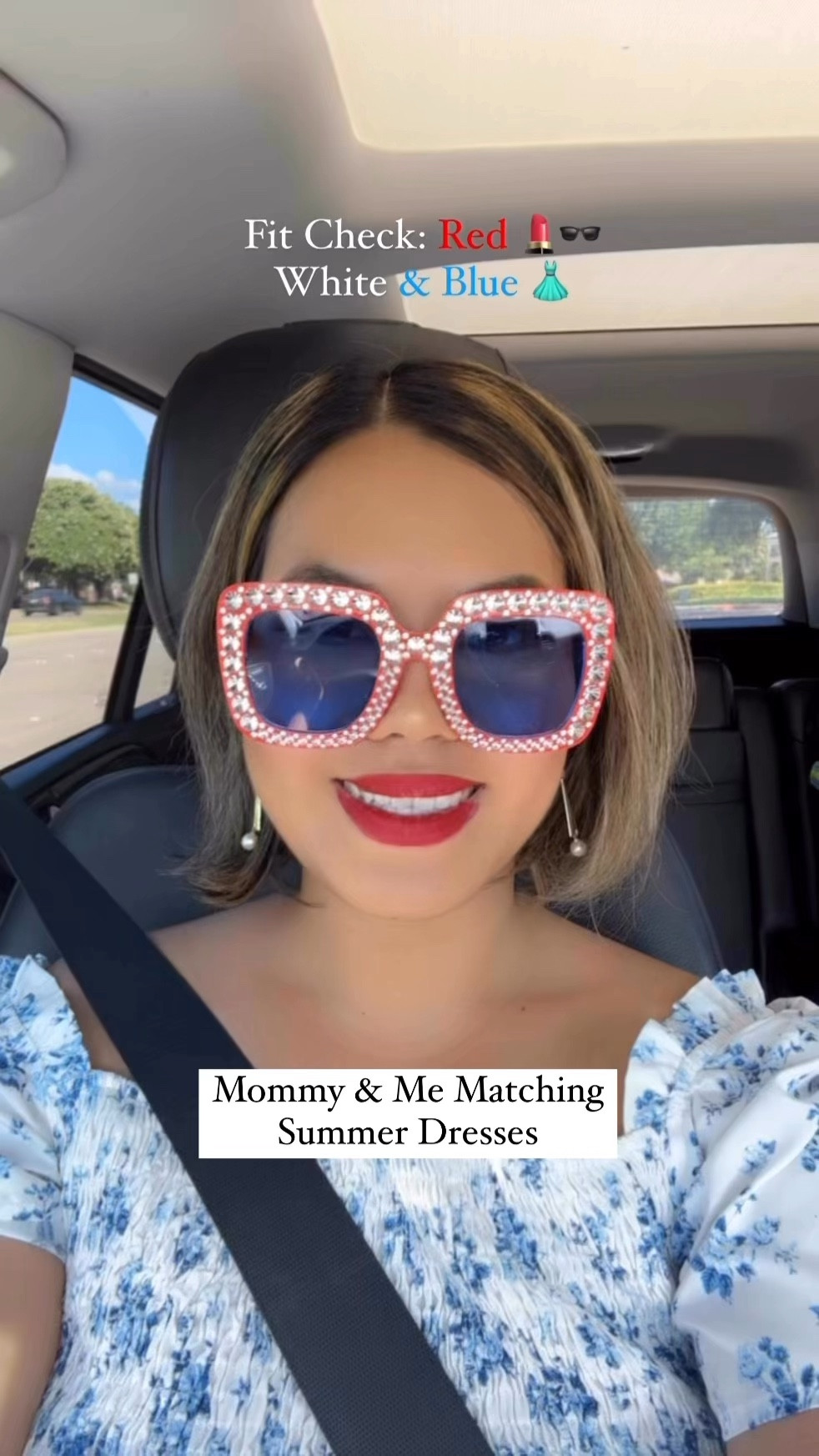 Mommy and daughter matching summer dress. Fourth of July colors 

Can’t find the exact sunnies online but I got it from Walmart! 

#RedWhiteandBlue #LtkBeauty #LtkMakeup #Family #MommyandMe #MatchingOutfits

#LTKStyleTip #LTKFamily #LTKBeauty