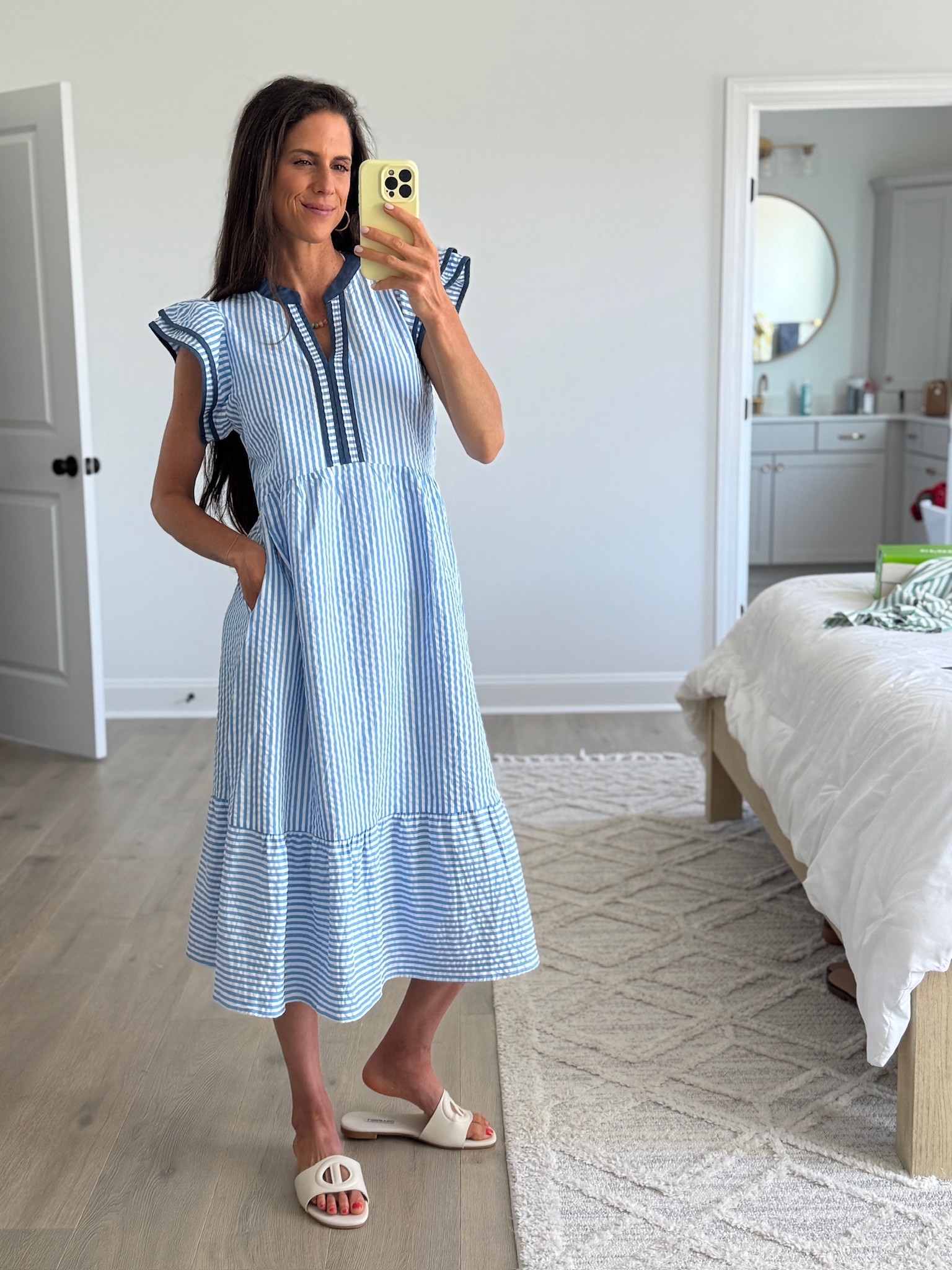 This dress is one of those easy summer pieces you can throw on and instantly feel put together. Lightweight, comfortable, and perfect for everyday wear.

#LTKmomlife #LTKootd #LTKSeasonal