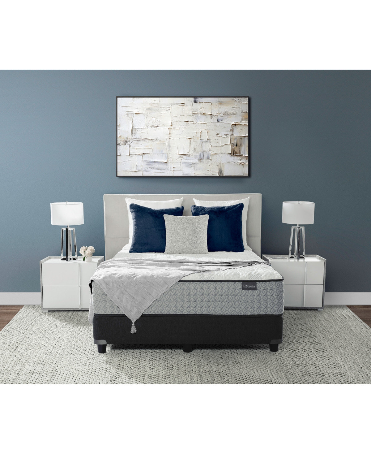 Aireloom Hybrid 13.75" Luxury Firm Mattress Set-California King | Macy's