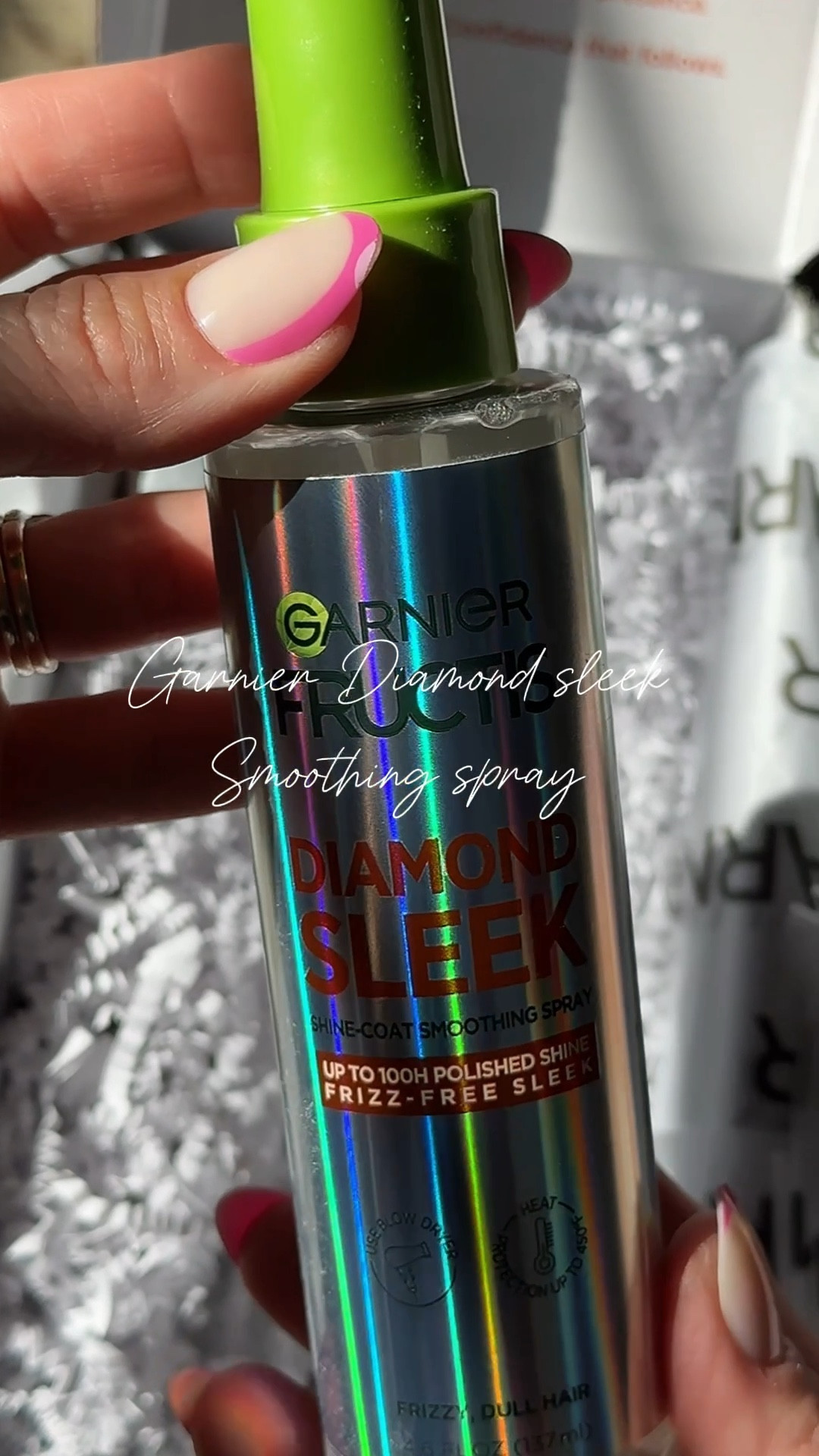 Just got this new garnier diamond sleek smoothing spray !!!! Smells so good !!! 

#LTKBeauty #LTKgrwm #LTKdayinmylife