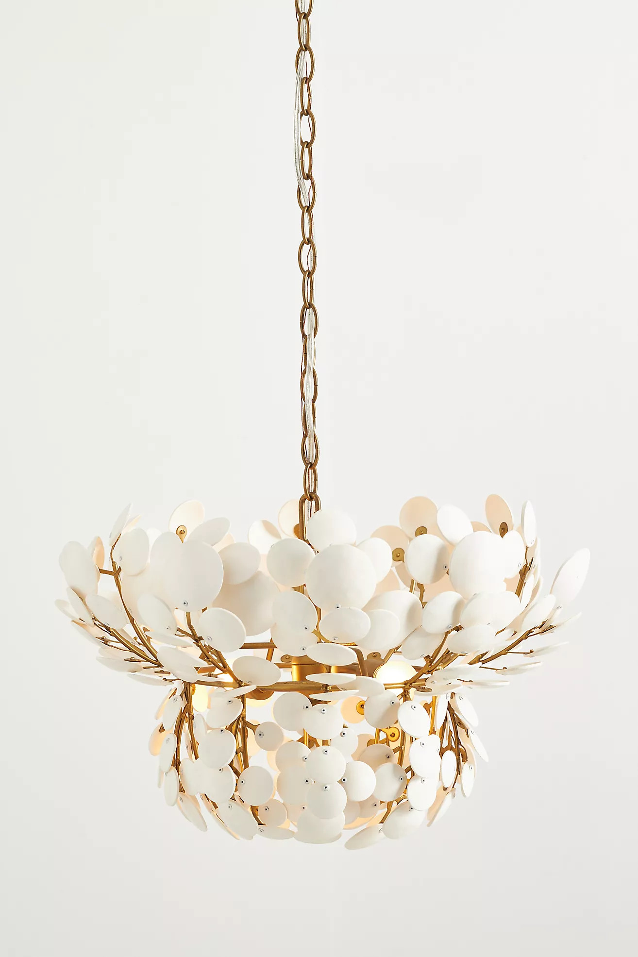 Bilal Small Coconut Chandelier | Anthropologie (US)