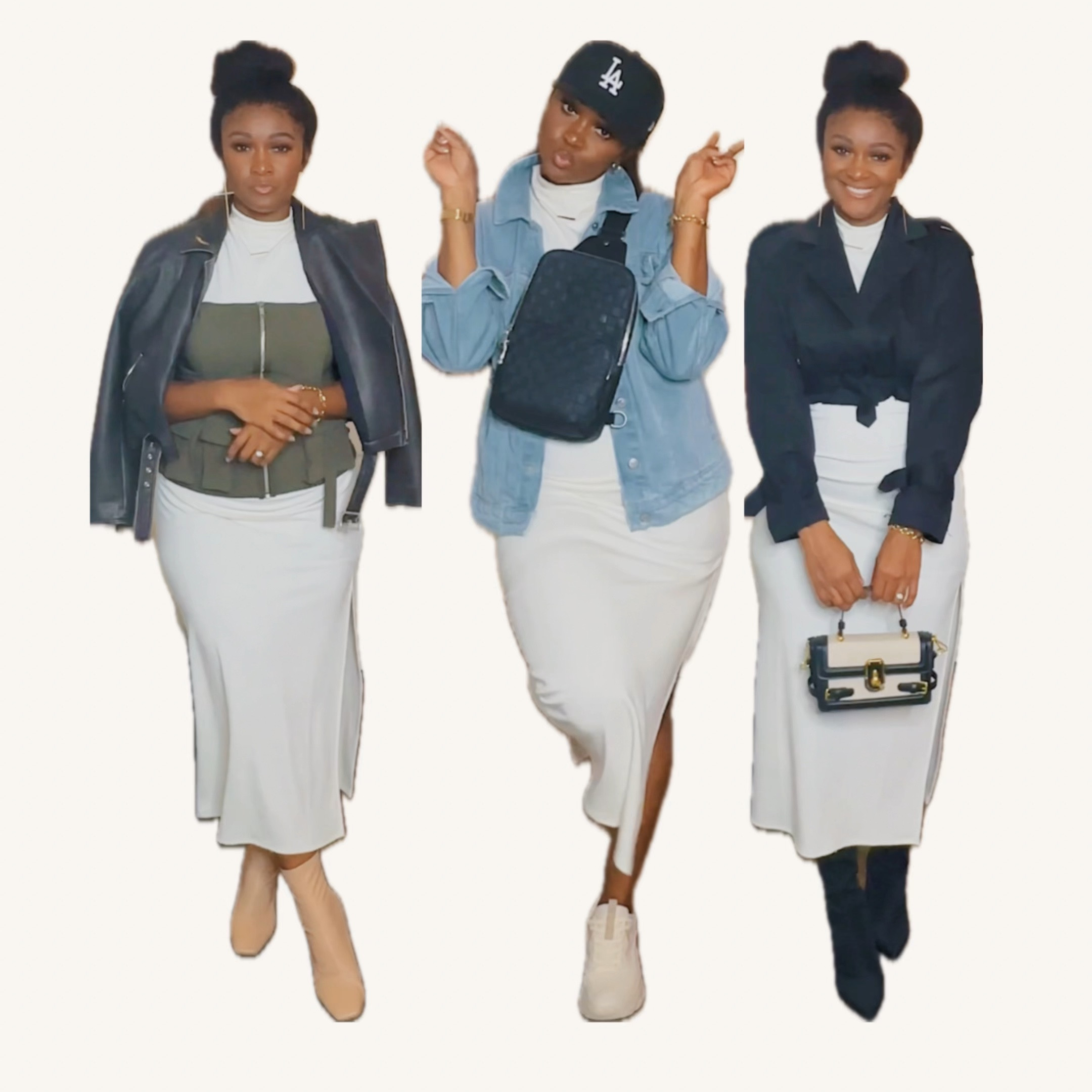 Here are some fun inspos for styling 1 dress 3 ways. The goal in building a fashionable wardrobe is to have pieces that can be multi-styled. 

#LTKVideo #LTKstyletip #LTKSpringSale