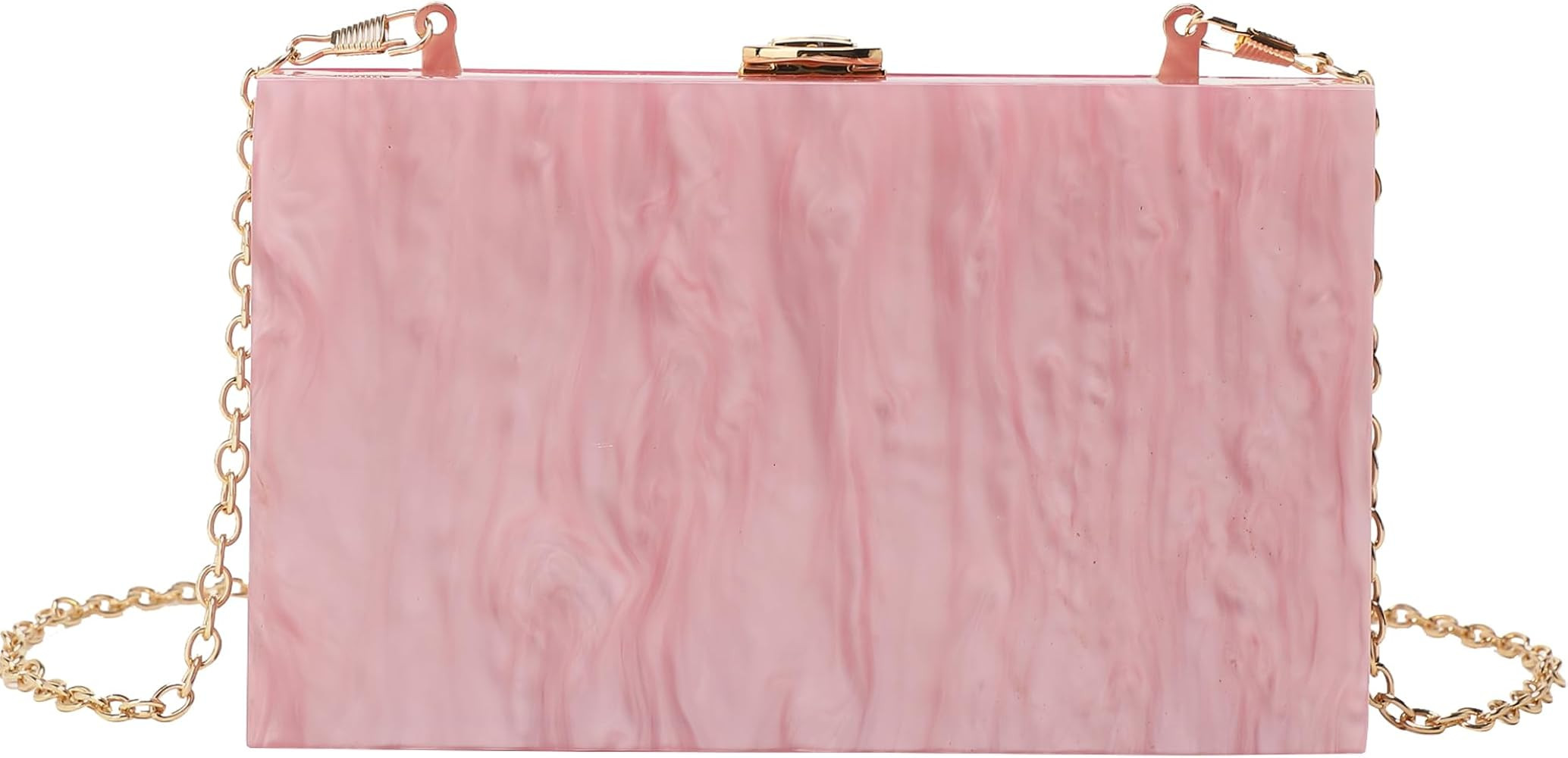 LETODE Acrylic Clutch Bags Purse Perspex Bag Handbags for Women | Amazon (US)