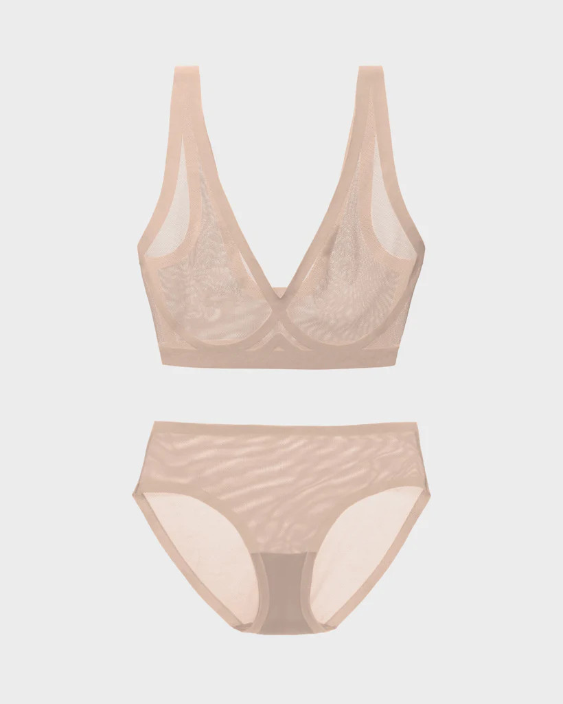 Sheer Bra & Panty Set | EBY (US)
