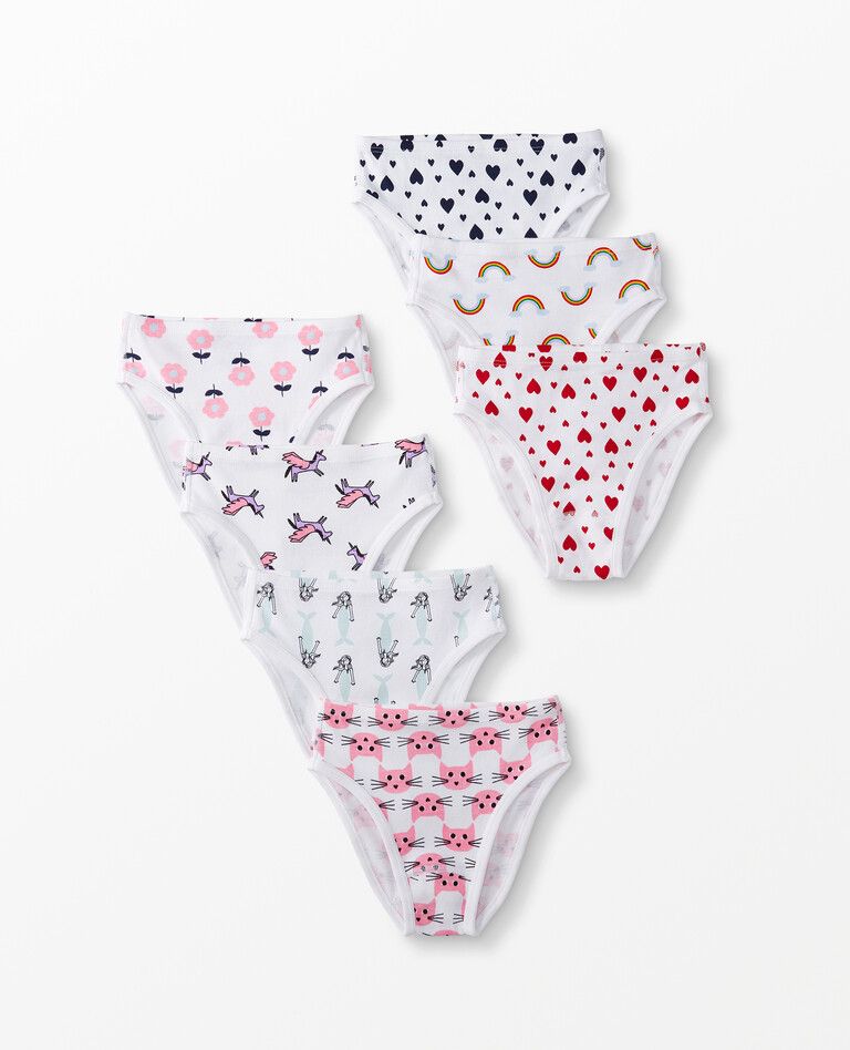 Hipster Unders In Organic Cotton 7-Pack | Hanna Andersson