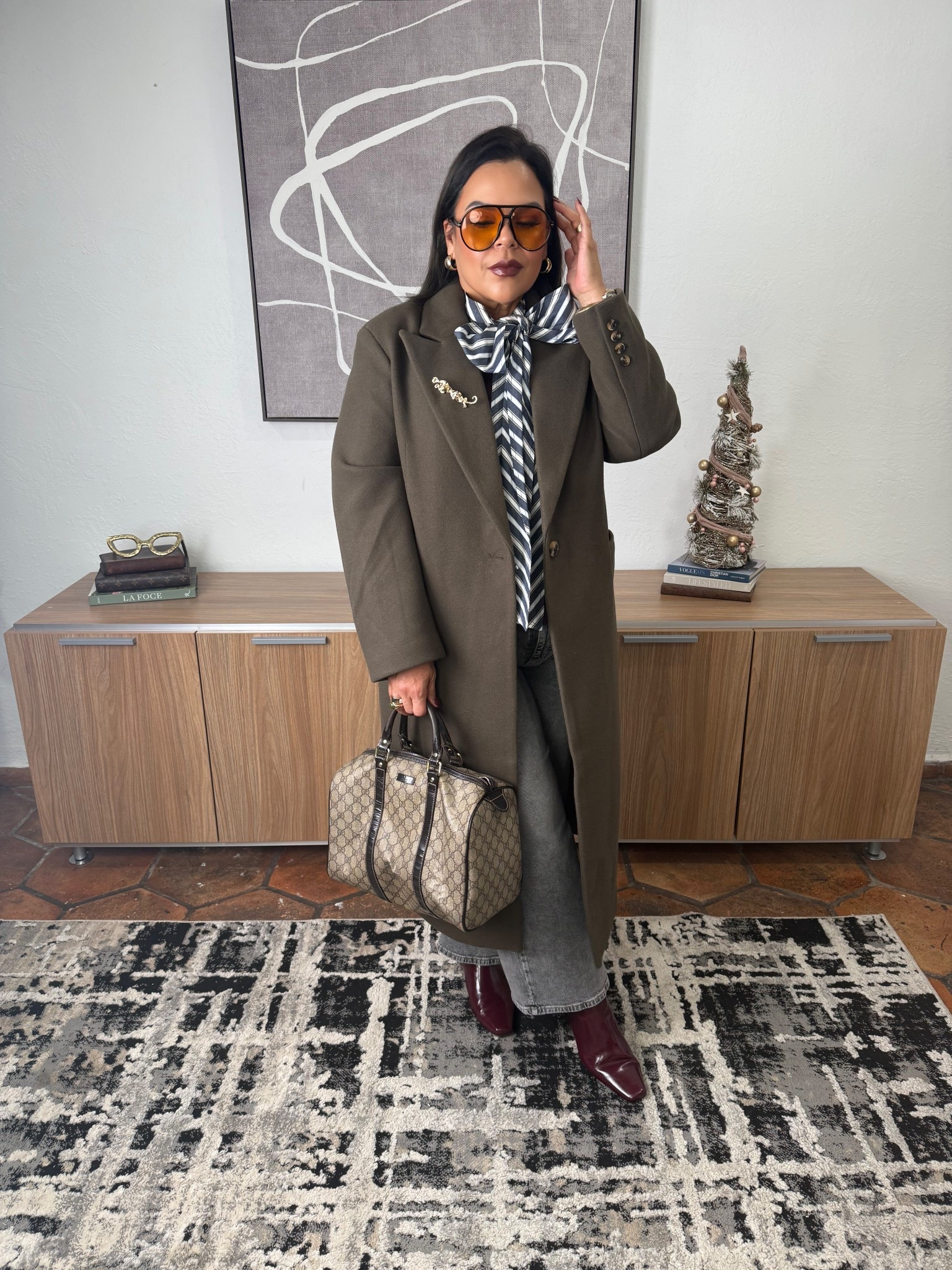 Outerwear is one of my favorite things about the colder weather. This coat has to be one of my favorite pieces this year! 

Coat size: M *runs large
Blouse & Vest size: M
Jeans size: 8
Boots size: 9
*Unable to link handbag but have linked similar option

#walmartcreator #walmartfashion #coat #outerwear

#LTKootd #LTKHoliday #LTKMidsize