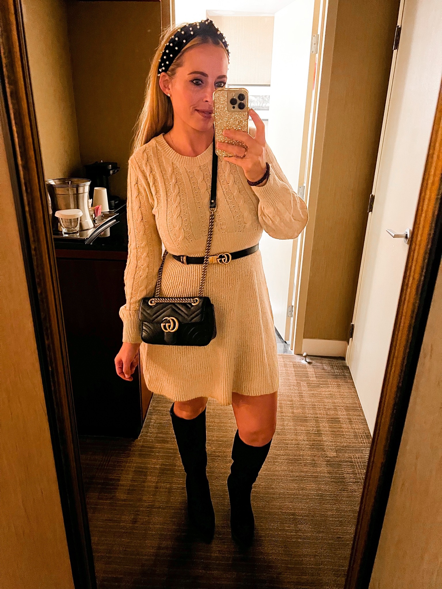 Toronto. Fall outfit. Sweater dress 

#LTKunder50 #LTKSeasonal #LTKitbag