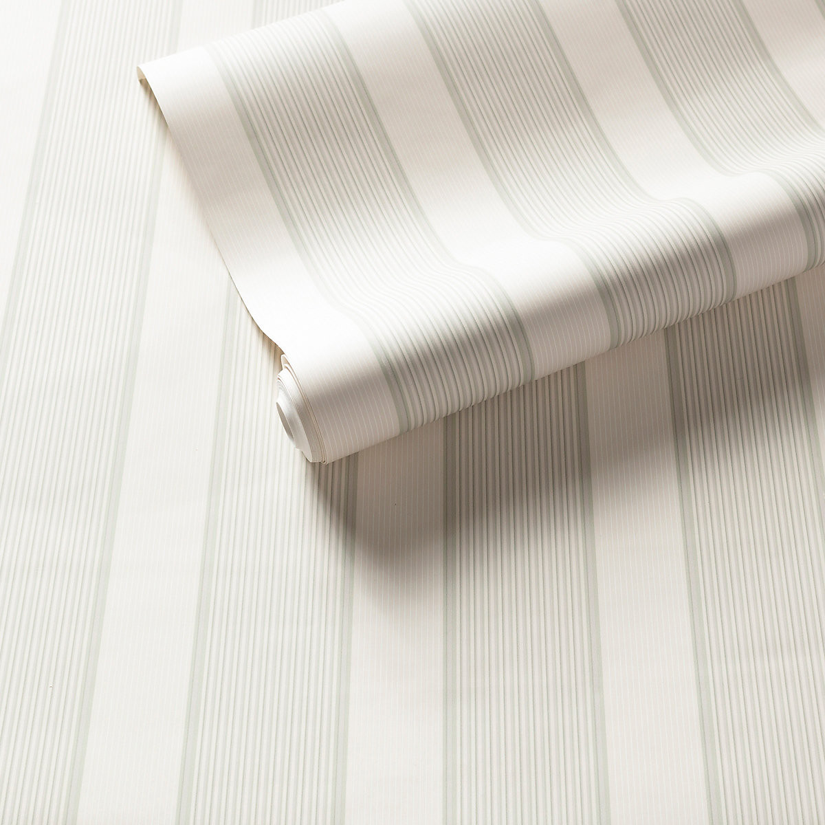 Hannah Stripe Celadon Wallpaper | The Outlet | Annie Selke