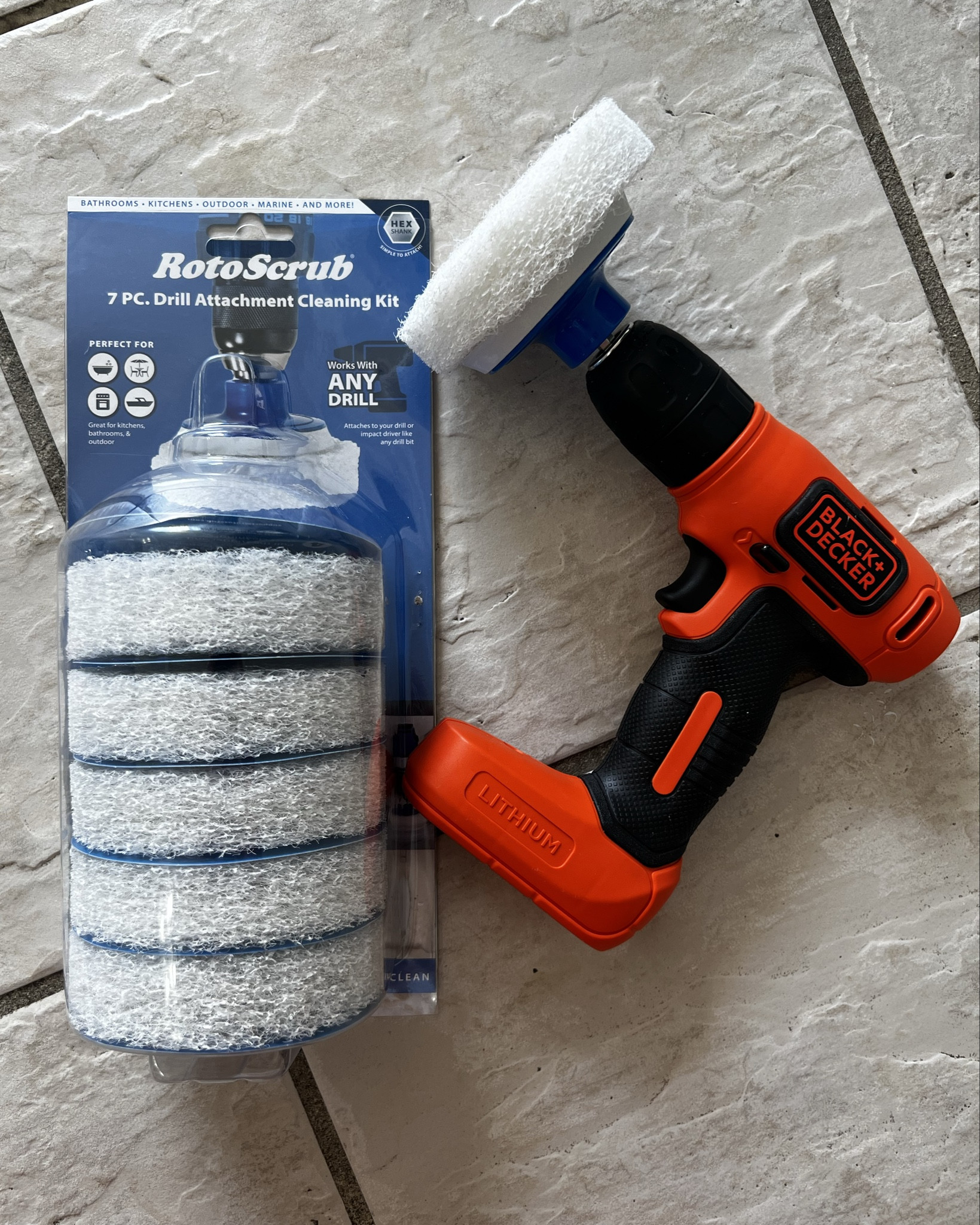 Cleaning made earlier! My fiance bought the sponge attachment from Lowe’s and it easily attaches to any drill for easier cleaning and scrubbing tubs! 

#LTKFindsUnder100 #LTKGiftGuide #LTKHome