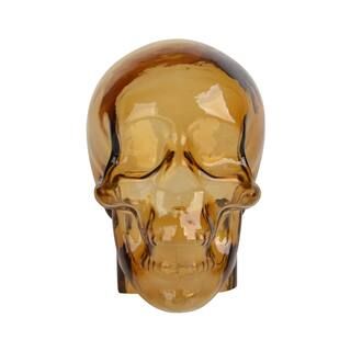 5.5" Amber Glass Skull by Ashland® | Michaels Stores