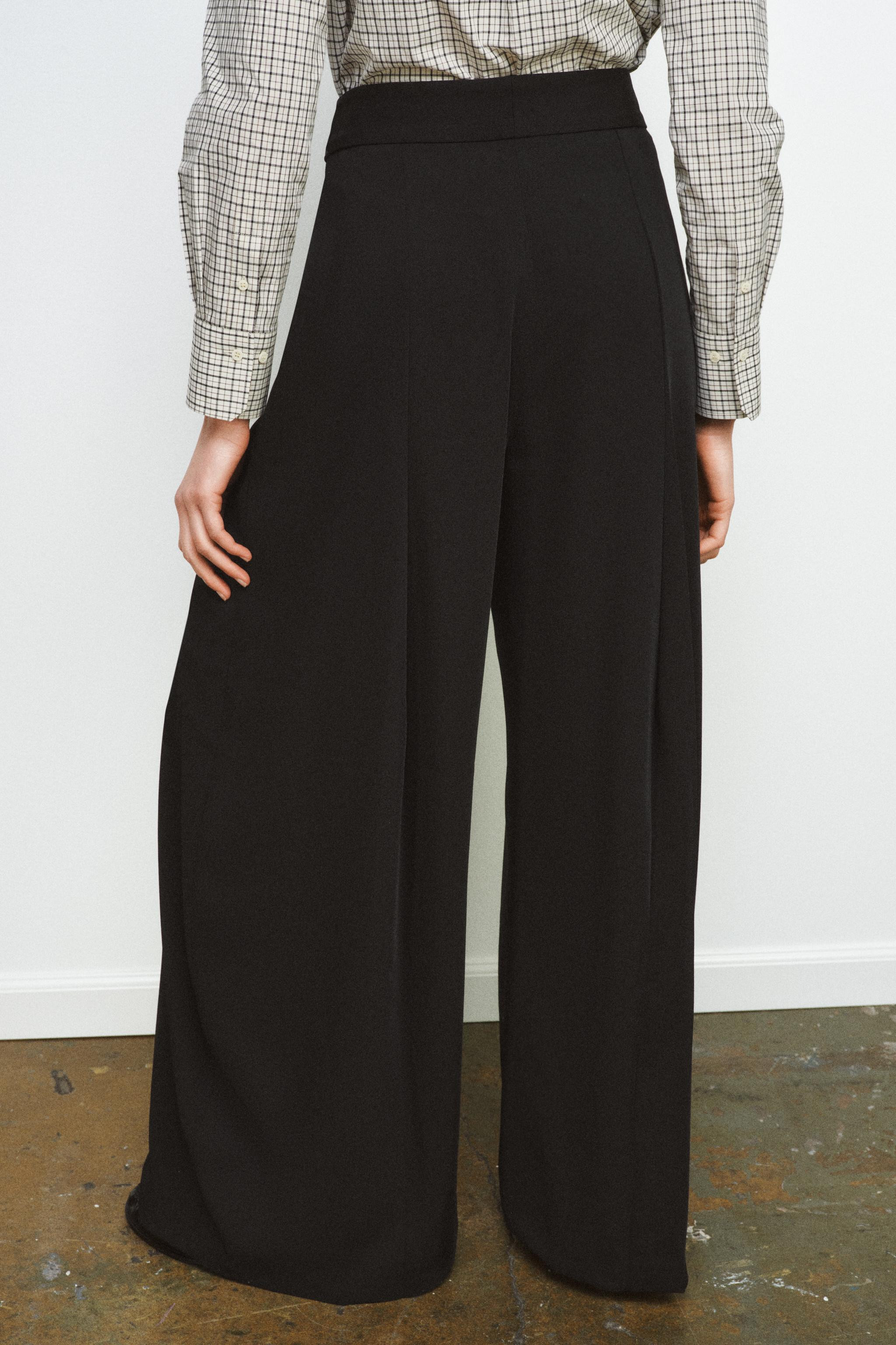 ZW COLLECTION WIDE LEG PANTS | Zara US