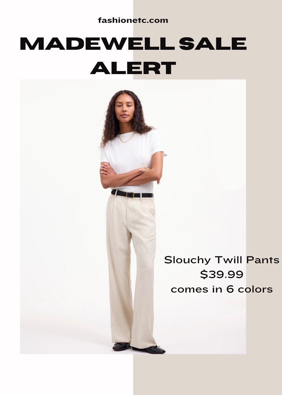 These are the comfiest pants for Spring. They are slouchy and in a drapey twill. Currently 66% off. Fits slightly big.

#LTKOver40 #LTKFindsUnder50 #LTKPetite