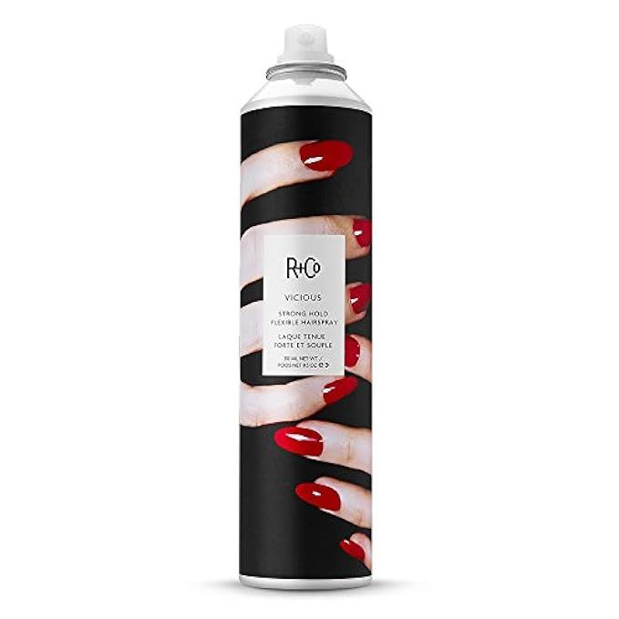 R+Co Vicious Strong Hold Flexible Hairspray, 9.5 oz. | Amazon (US)