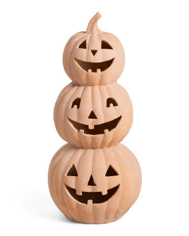36in Outdoor Safe Triple Stacked Jack O Lanterns | Marshalls