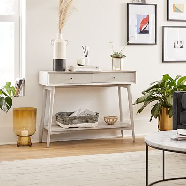 Mid-Century Console (42") - Pebble | West Elm (US)