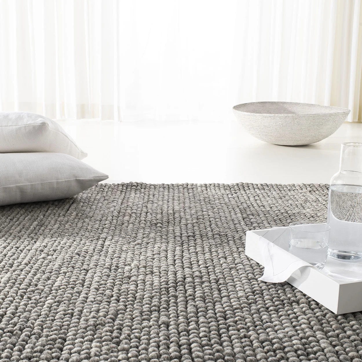 Lauren by Ralph Lauren-Carisbrooke-LRL-6320-Dark Grey (D) | Rugs Direct
