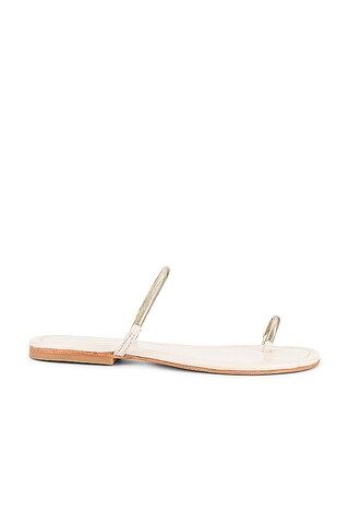 Jeffrey Campbell Discreet Sandal in Cream Silver from Revolve.com | Revolve Clothing (Global)