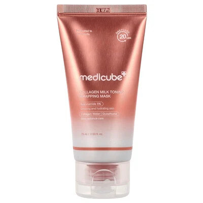 Medicube, Collagen Milk Toning Wrapping Mask, 2.53 fl oz (75 ml) | iHerb