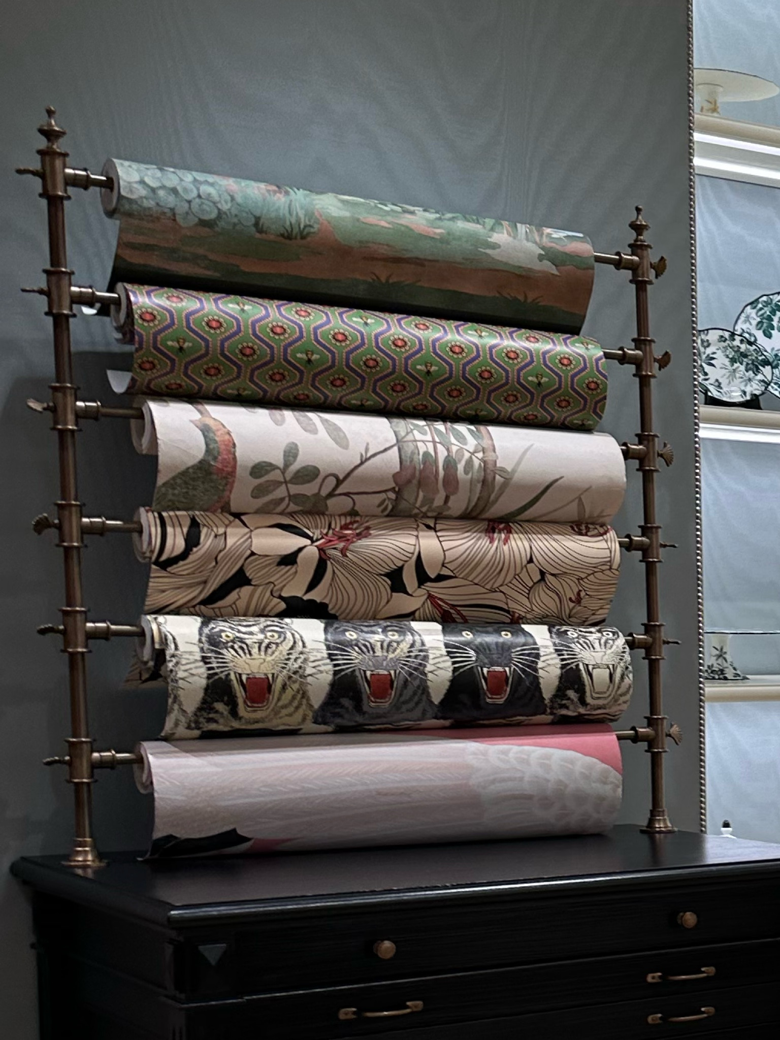 Gift Guide Gucci Wallpaper for the person that has everything, elevate your beauty room, powder room, vanity area, office space and accent walls.  Another way to use this is Frame it and place on a bare wall or gift it 

#LTKGiftGuide #LTKhome #LTKbeauty