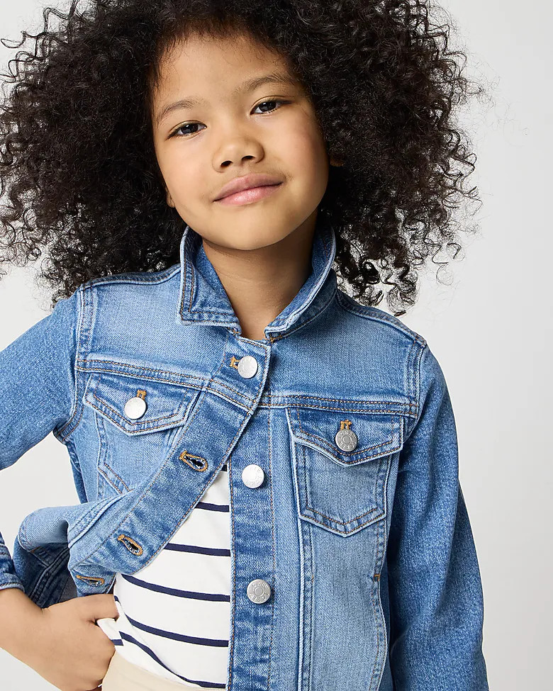Girls' denim jacket | J.Crew Factory