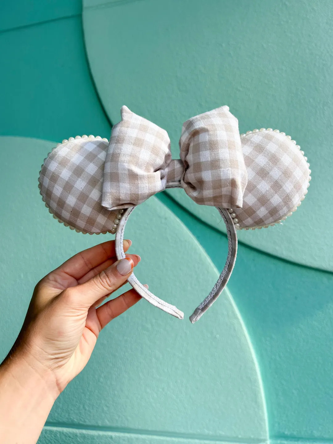 Minnie’s Pearl Picnic Disney Inspired Mickey Ears | Etsy (US)