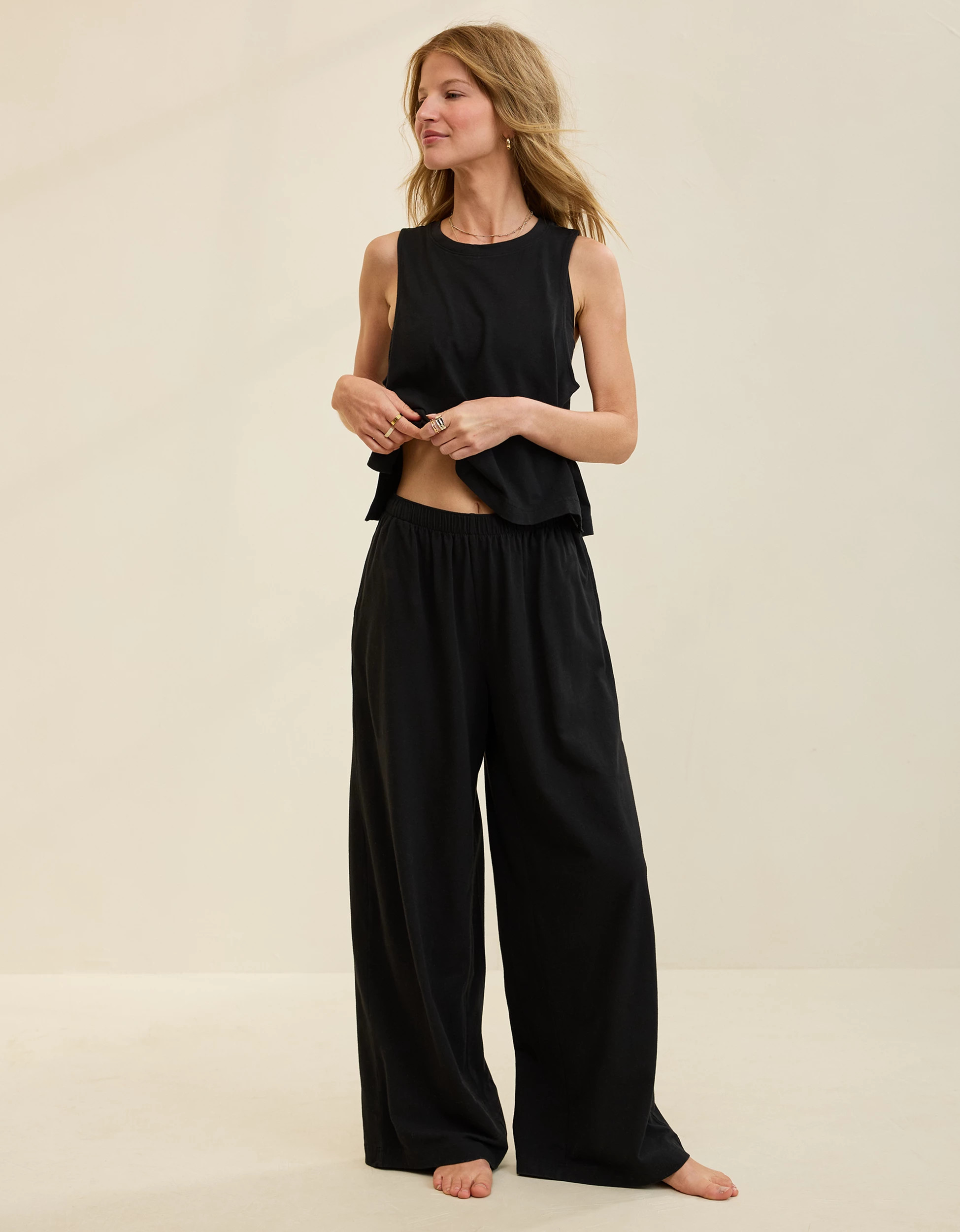 Aerie Dream Jersey Trouser PJ | Aerie