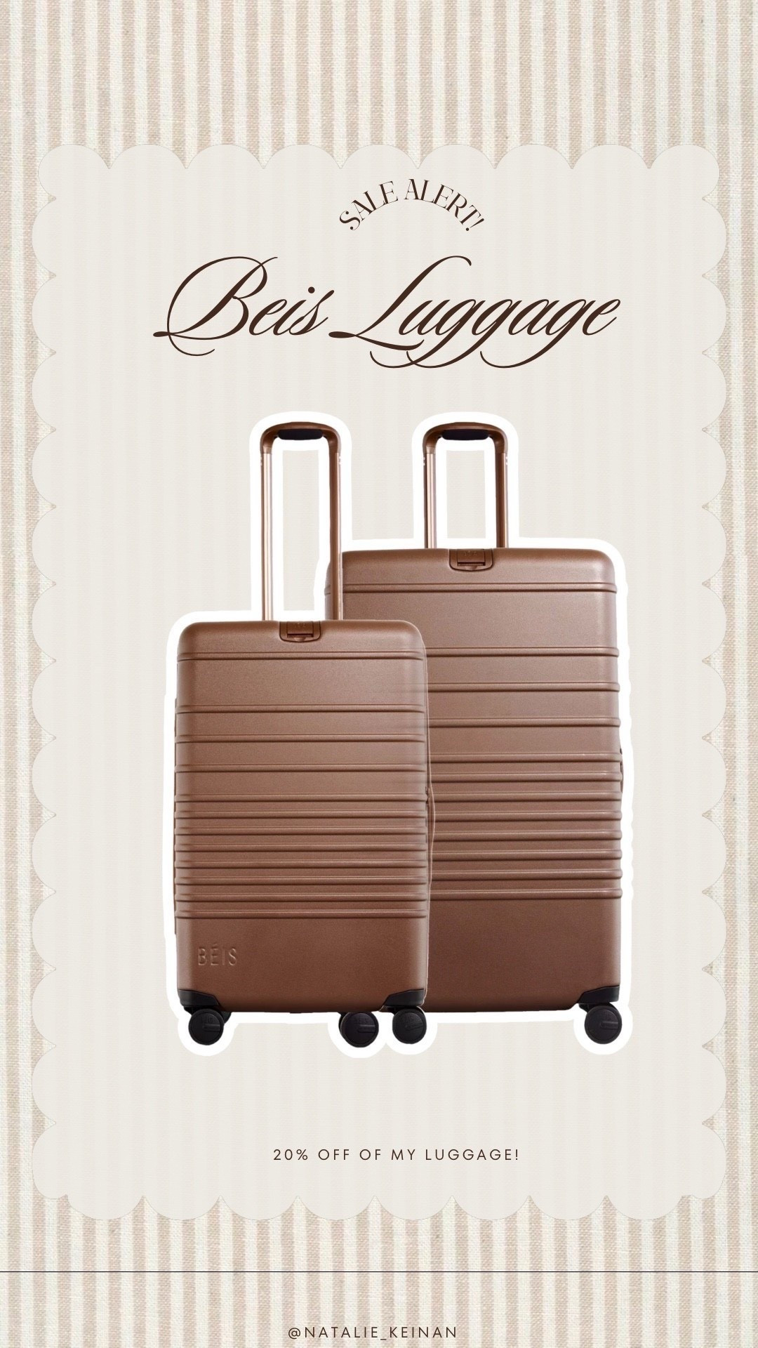 My favorite luggage is on sale!
Beis sale

#LTKSeasonal #LTKSaleAlert #LTKHome