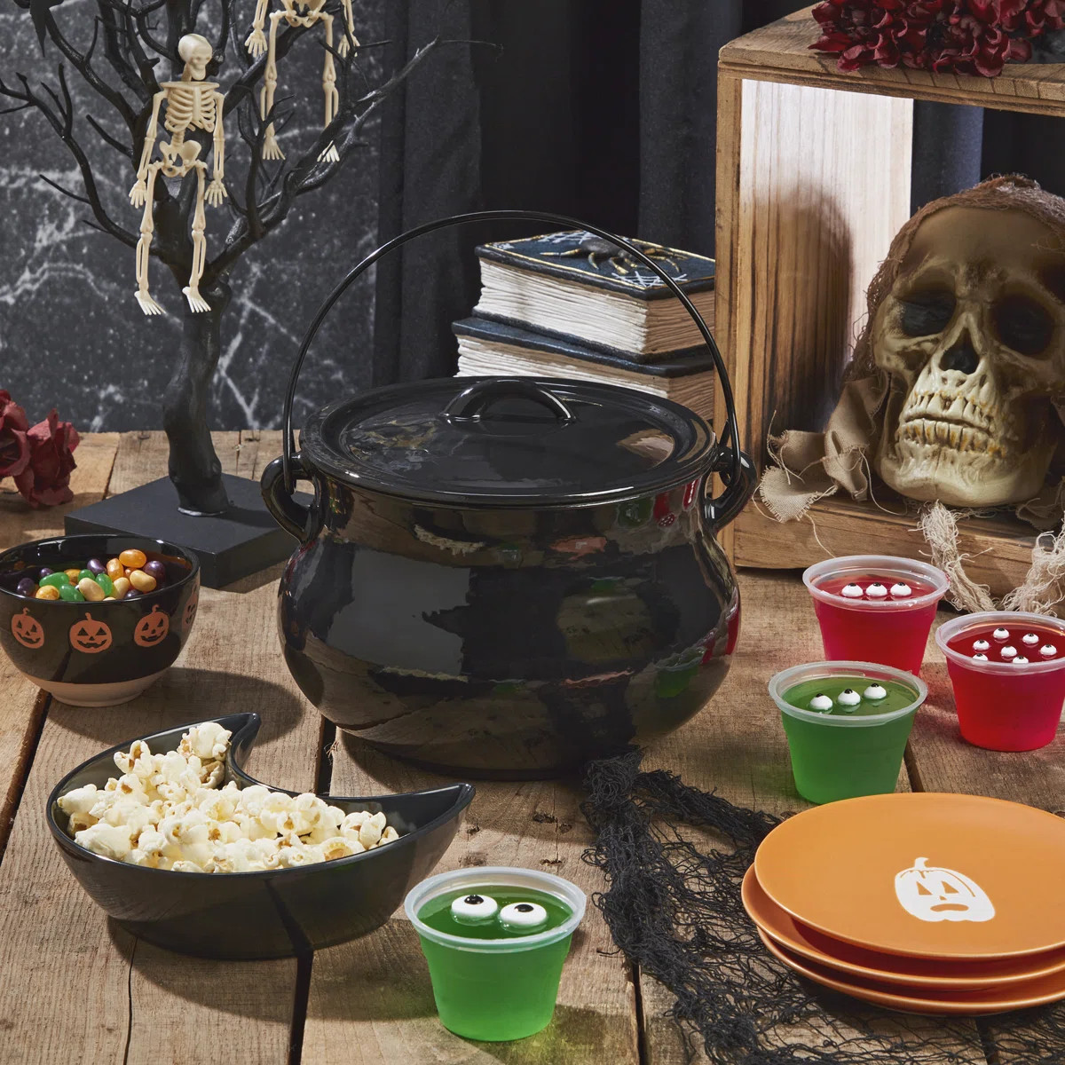 Smith & Clark 4-Quart Glossy Enameled Cast Iron Cauldron Pot with Handle | Wayfair North America