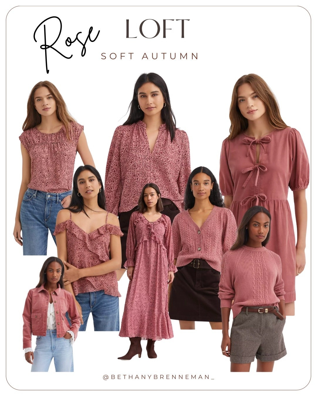 This rose color is perfect for soft autumns! 

#LTKSeasonal #LTKStyleTip #LTKBeauty