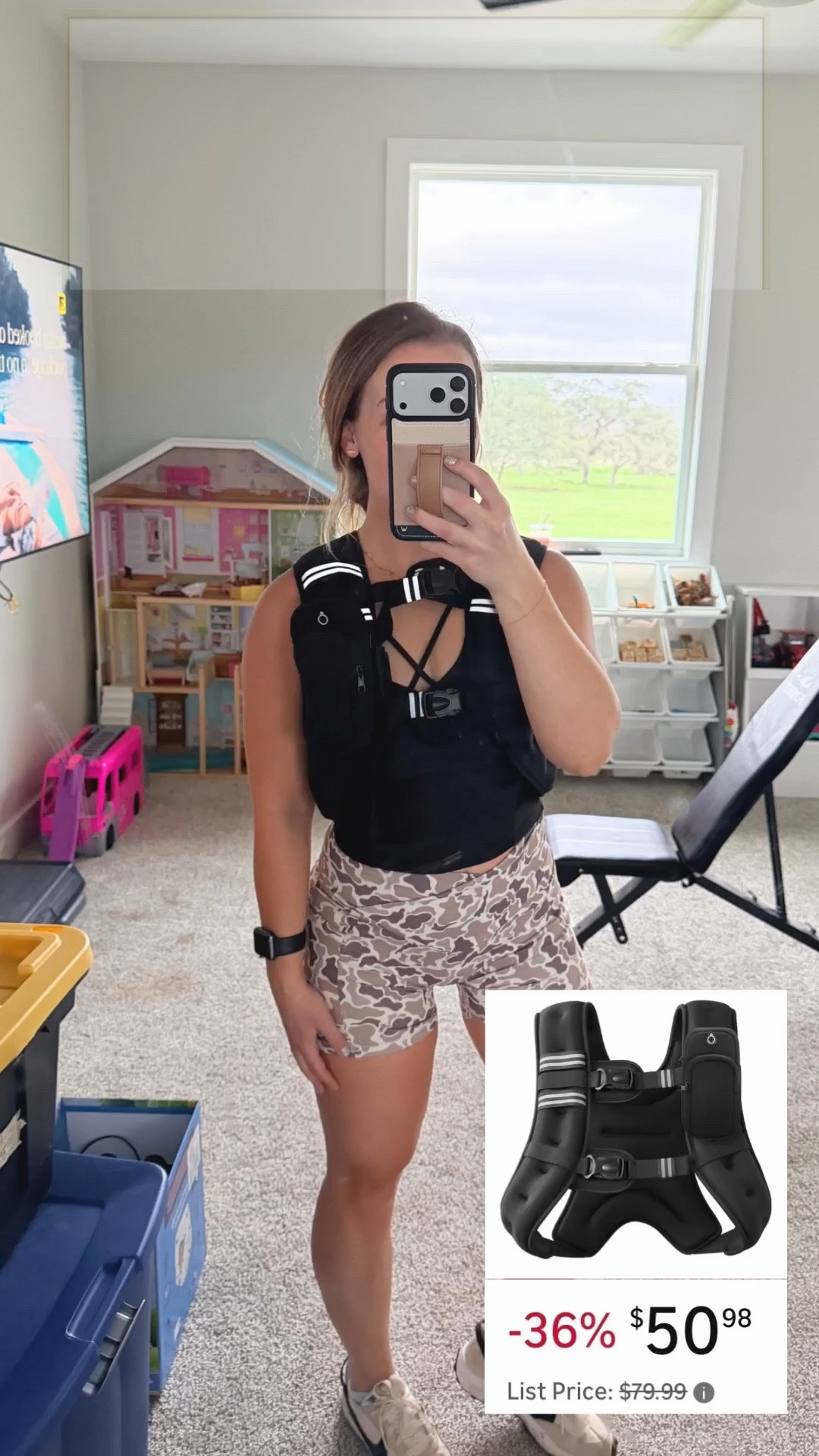 My waited vest is only $50 right now compared to $79.99. 

I have the 20lb size. If you are used to lifting fairly heavy this size is good one. (It doesn’t take long for me to work up a sweat when walking). If you’re not a heavy lifter, but still want a challenge OR you want to wear the vest when lifting weights I would go a little lighter (12lb or 16lb). 

#walkingvest #athlliesure #workout #fitness #momfinds #springsale #amazon

#LTKmomlife #LTKPetite #LTKfitnessgoals