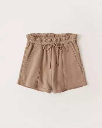 Paperbag Fleece Shorts | Abercrombie & Fitch (US)