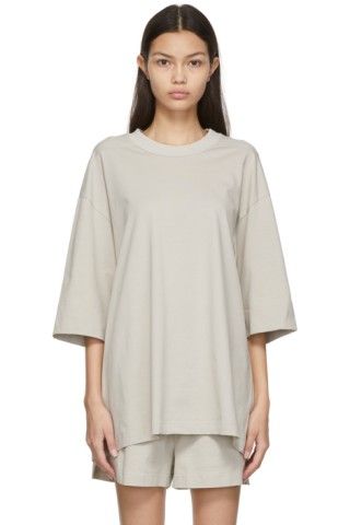 Beige 3/4 Sleeve T-Shirt | SSENSE