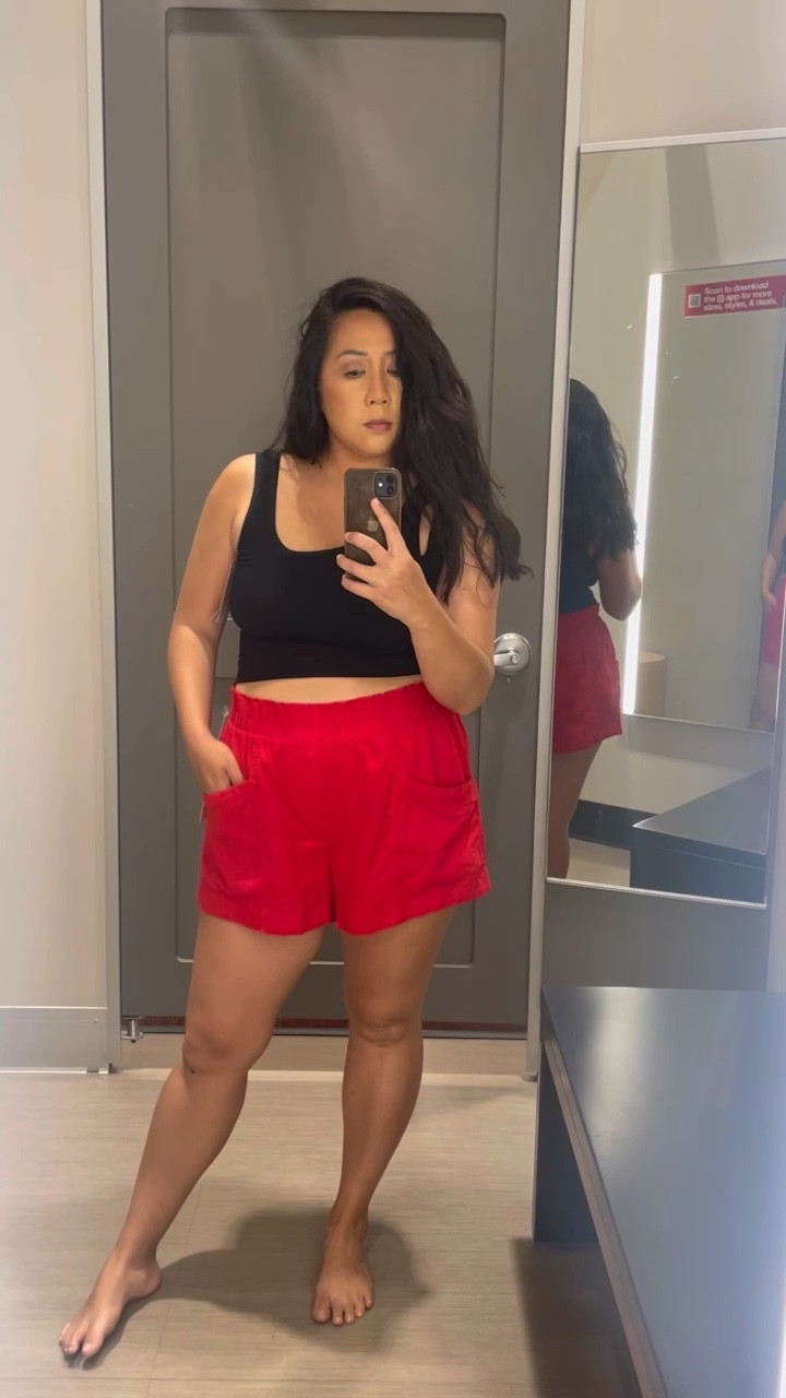 Target summer shorts with crop top

#LTKcurves #LTKSeasonal #LTKunder50