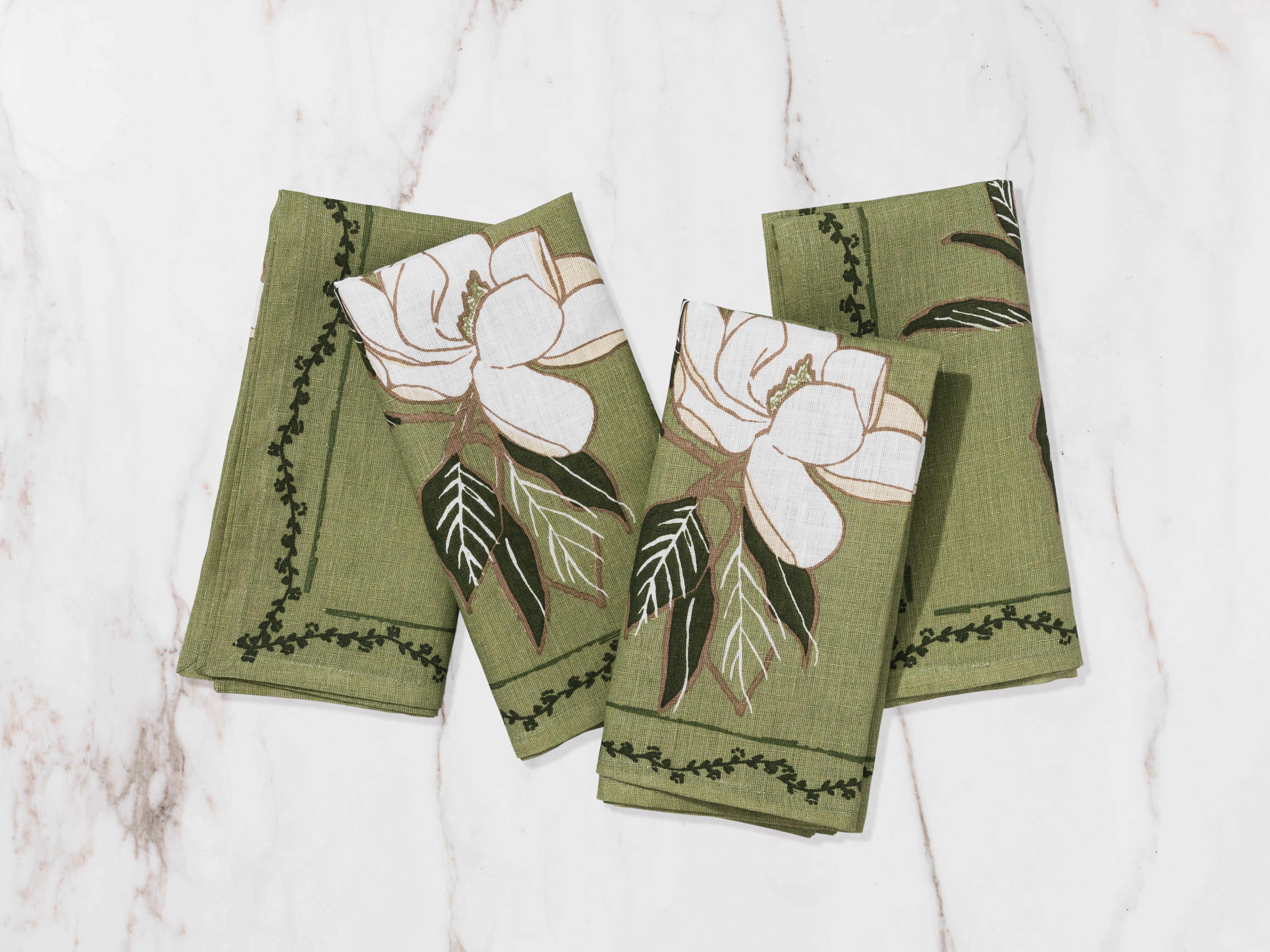 Magnolia Forest Napkin | Maison Venu