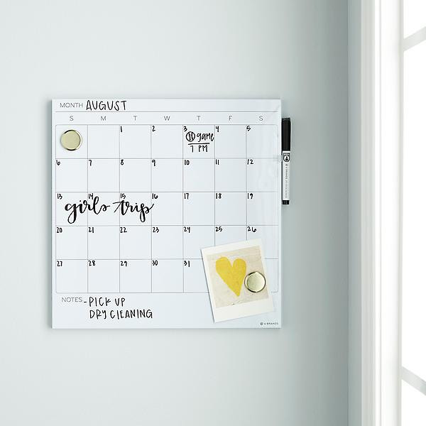 U-Brands White Square Monthly Dry Erase Board | The Container Store