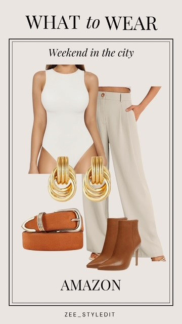What to wear! Weekend in the city Amazon inspired! 

 #LTKWatchNow #LTKSeasonal #LTKStyleTip