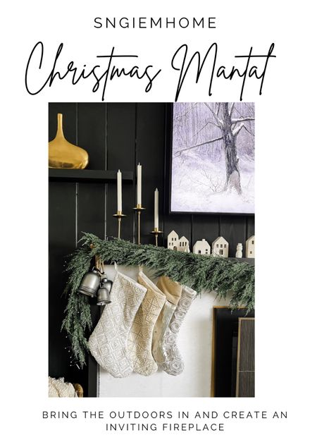 Bring the outdoors in-  incorporating natural elements whether faux or real can create a  winter ambience within your home.  Shop the look or similar. 

#LTKHoliday #LTKhome #LTKstyletip