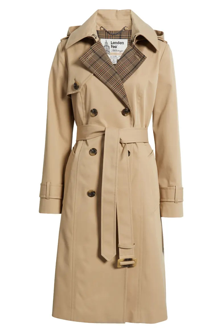 Heritage Trench Raincoat with Removable Hood (Women) | Nordstrom | Nordstrom