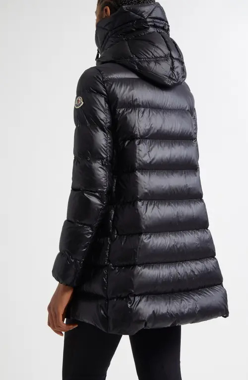 Moncler Suyen Quilted Down Parka in Black/black at Nordstrom, Size 0 | Nordstrom
