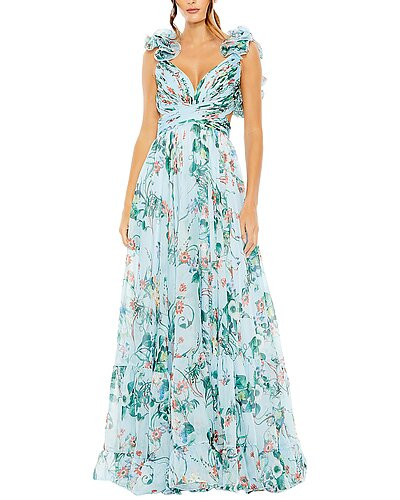 Cut-Out Lace-Up A-Line Dress | Gilt & Gilt City