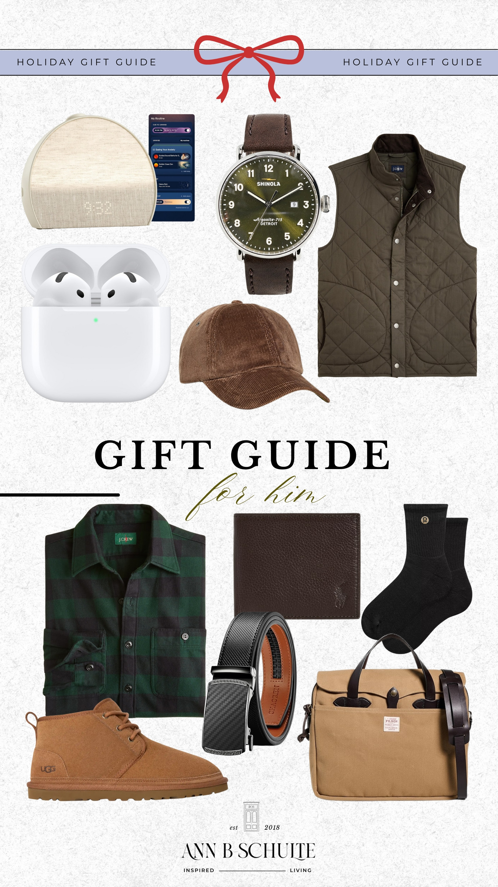 Finding the perfect pick for him just got easier with a guide full of easy wins and everyday favorites. Simple, thoughtful, and totally his vibe 🎁🤎✨ #GiftGuideForHim #HolidayGifts #LTKHoliday #GiftIdeas #LTKFinds #HolidayInspo #GiftsForHim #FestiveSeason #ShoppingGuide #HolidayStyle 

 #LTKGiftGuide #LTKHoliday