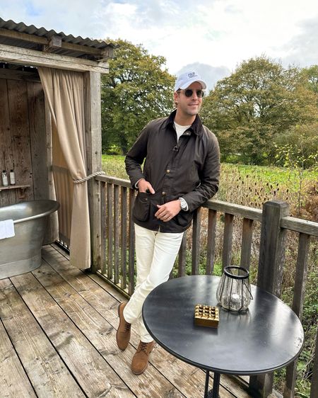 Thomas Jamieson wears a Barbour jacket, jeans and boots for fall. Winter style, fall outfit, menswear, men’s fashion. 

#LTKmens #LTKSeasonal #LTKHoliday
