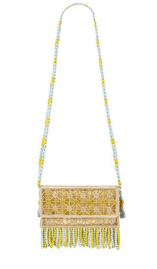 Beads Handbag in Yellow & Blue | Revolve Clothing (Global)