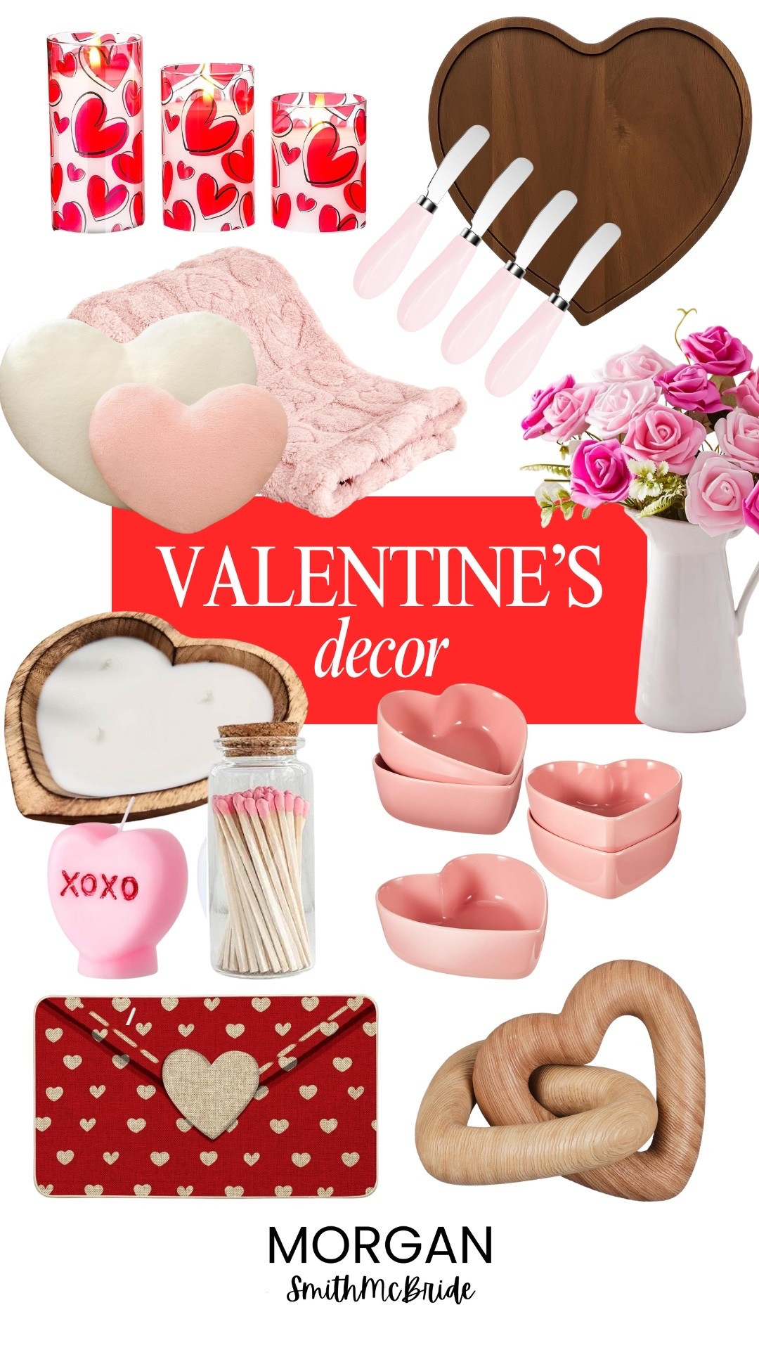 Looking for some adorable Valentine’s Day decor? Check out these cute finds, all under $30. From a heart shaped charcuterie board to a festive front door mat and a soft pink blanket, these pieces are an easy way to add a little love at home.

#LTKSeasonal #LTKValentine #LTKHome