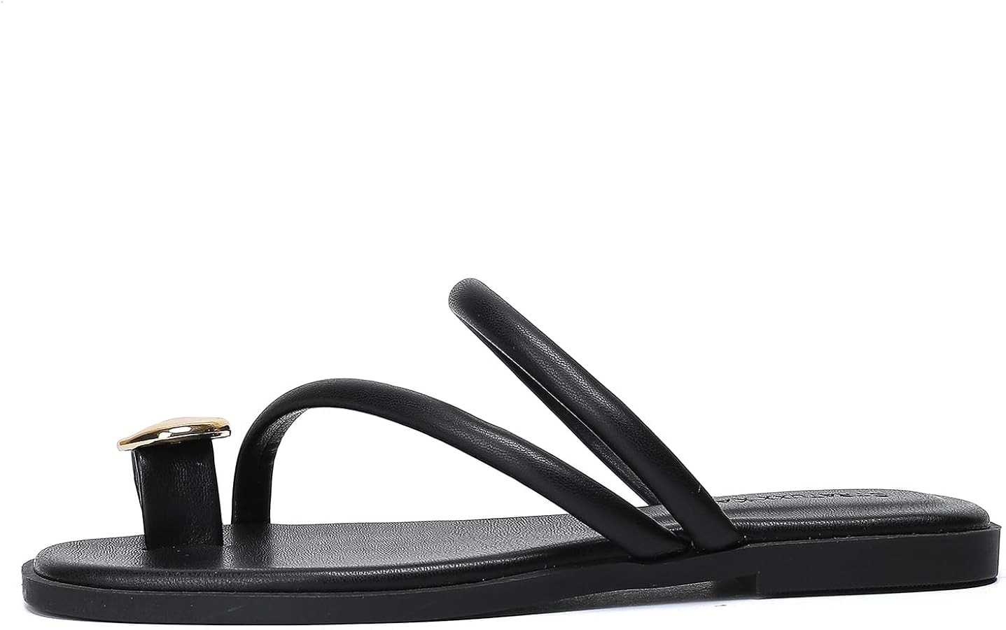 Women's Toe Ring Thong Sandals Open Toe Slide Flat Sandals Casual Summer Flip Flop Flat Sandals | Amazon (US)