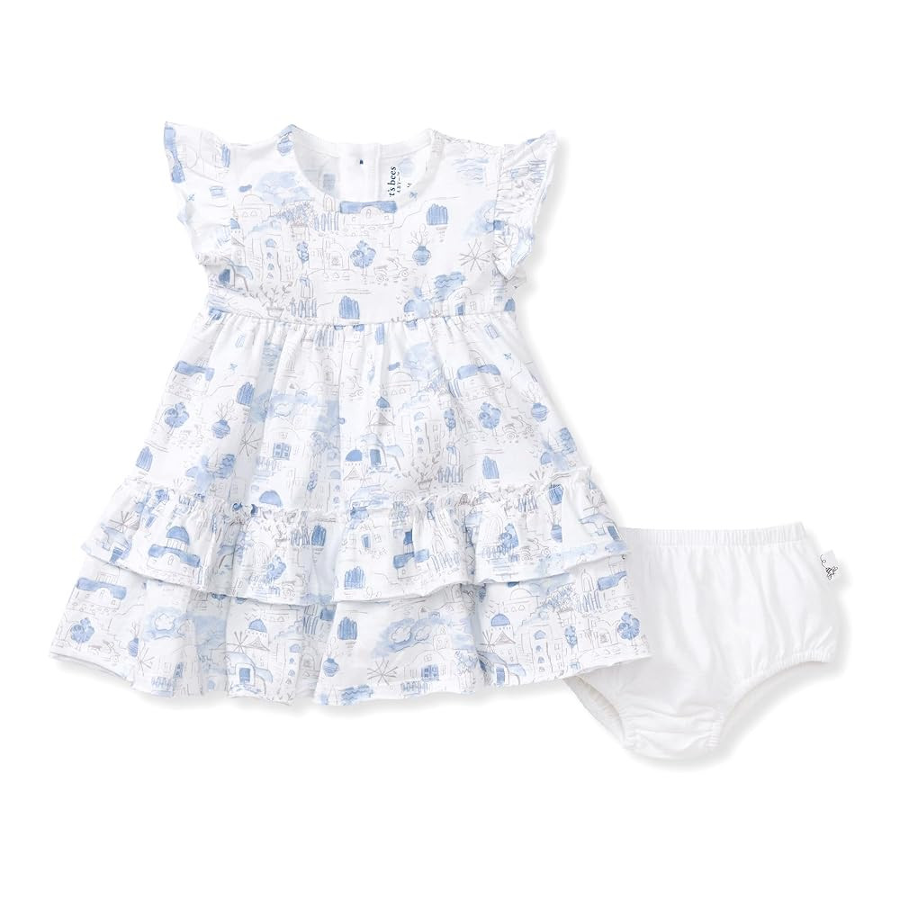 Burt's Bees Baby Baby Girls' Dress, Infant & Toddler, Short Sleeve, 100% Organic Cotton | Amazon (US)
