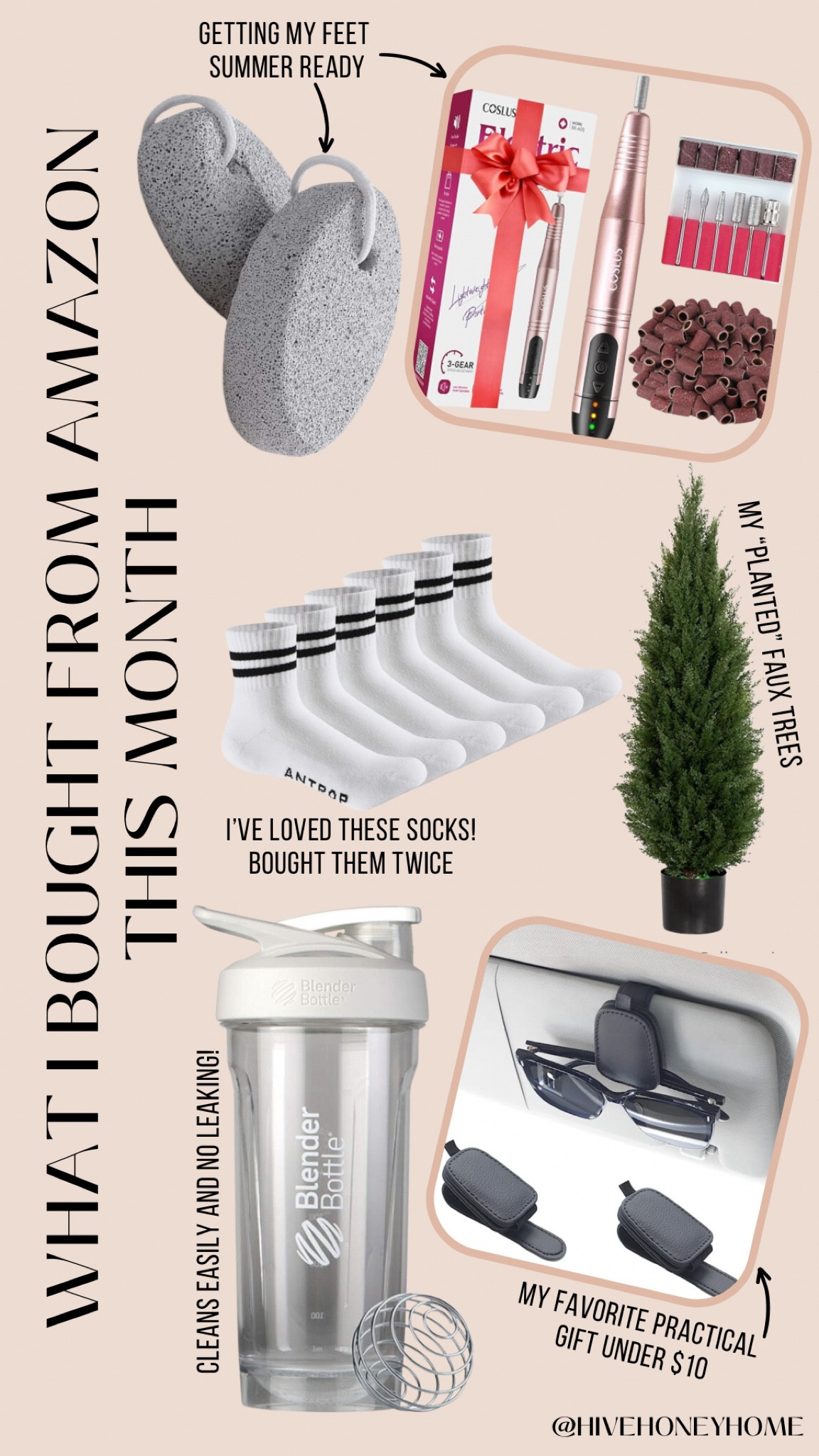What I bought from Amazon in May! And I kept it all! 

Summer feet
Sunglasses
Fitness
Plants 

#LTKU #LTKHome #LTKStyleTip
