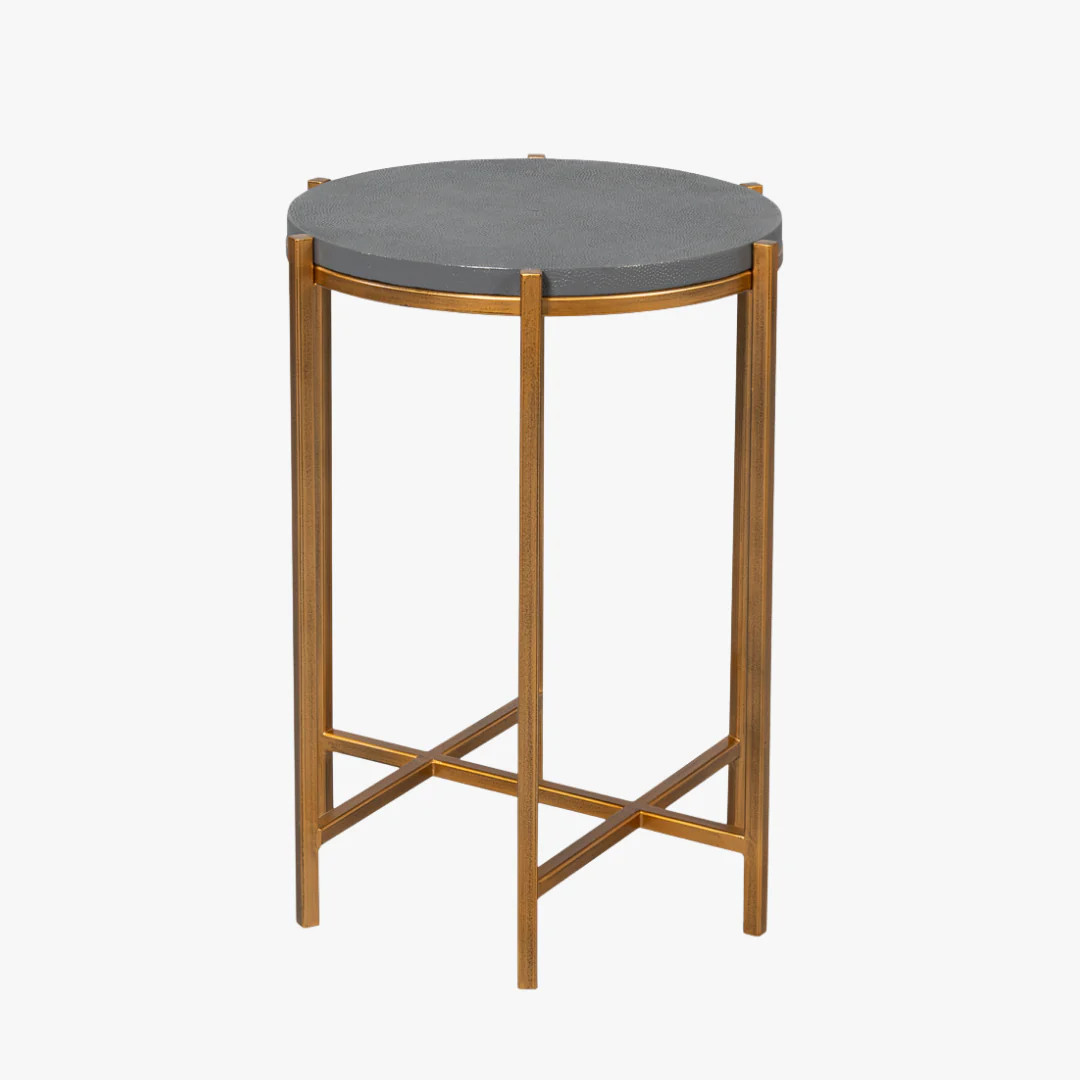 Slate Shagreen Accent Table | Dear Keaton