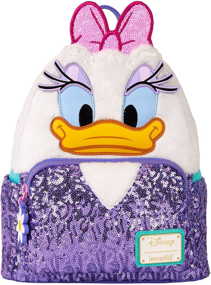 Loungefly Disney Daisy Duck Plush Mini Backpack | Amazon (US)